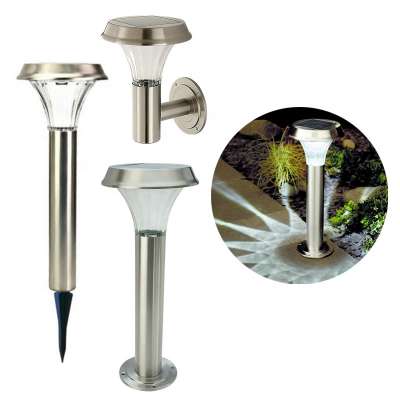 Decorative Wireless Super bright Stainless Steel Solar LED Garden Post Lamp Light  solar outdoor post lamp