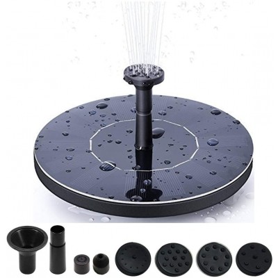 Solar Powered  Fountain Pump, Solar Birdbath Fountain, Free Standing Floating Birdbath Water Pumps for Garden, Pa