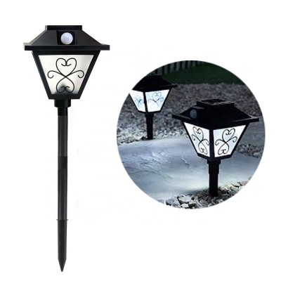 2-in-1 5 led Waterproof Stainless steel Solar Powered LED Garden Lights Outdoor Super Bright High Lumen Lawn Lamp Outdoor solar