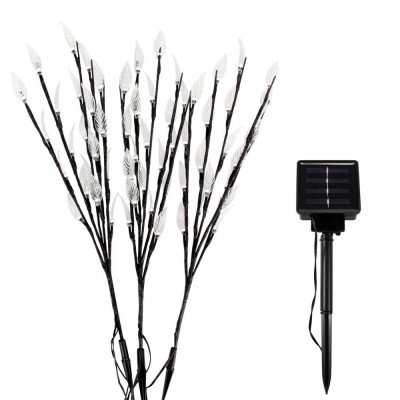 Set Of 3 Waxberry solar powered Super Bright Led Branch Tree Outdoor Lights