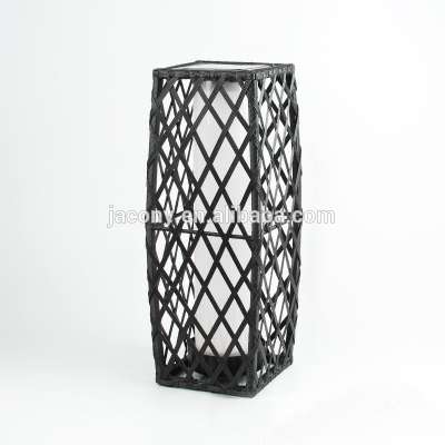 Outdoor waterproof 25 led led solar light outdoor floor lamp garden Rattan lantern