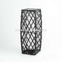 Outdoor waterproof 25 led led solar light outdoor floor lamp garden Rattan lantern