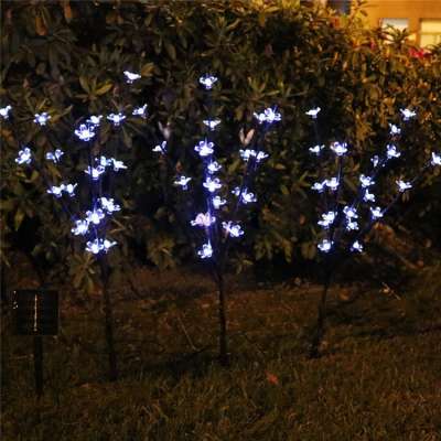 Solar Flower led Branch Garden Stakes - Set of 3 (JL-7821)