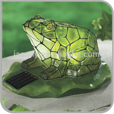 Mosaic solar frog garden ornaments (JL-R-1305)