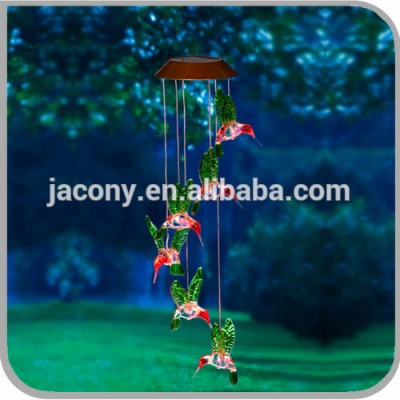 Hummingbird Wind Chime Garden Lights solar garden led (JL-2640G)