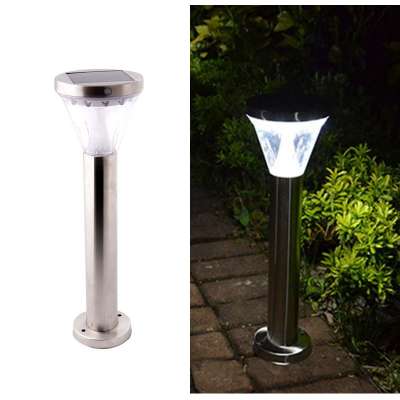 13 LED Ultra Bright Stainless Steel  PIR Motion sensor LED Lamp Garden Post Pole Lanternsolar garden lights outdoor