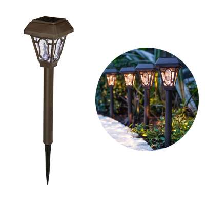 Stainless steel solar led garden light Solar Powered led pathway stake lamp landscape lighting outdoor solar led garden light