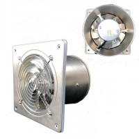 4/6 '' High Speed Stainless steel Booster Bathroom Air  Ventilator Wall-mounted Ventilation Extractor Exhaust Fan