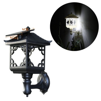 Classic updated 8 LED Ultra Bright outdoor  Solar Hollow out Light  Chinese Style Headlights Solar Light decorative solar light